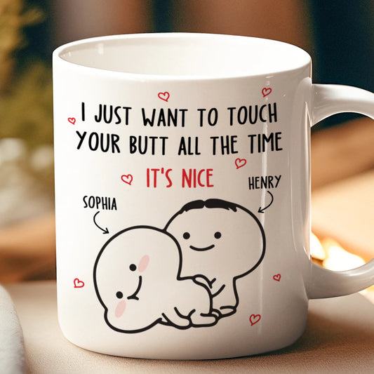 Funny And Cute Meme Mug - Customized Personalized Mug - Gift For Couples, Lovers