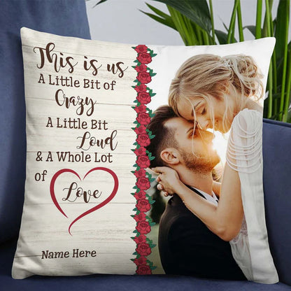 Personalized Couple Photo Pillow