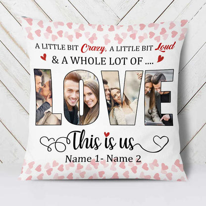 Personalized Couple Photo Pillow