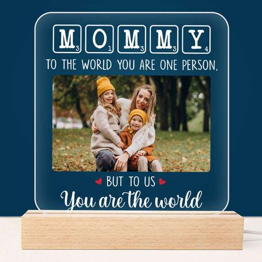 Personalized Gift for Mommy Plaque LED Lamp Night Light