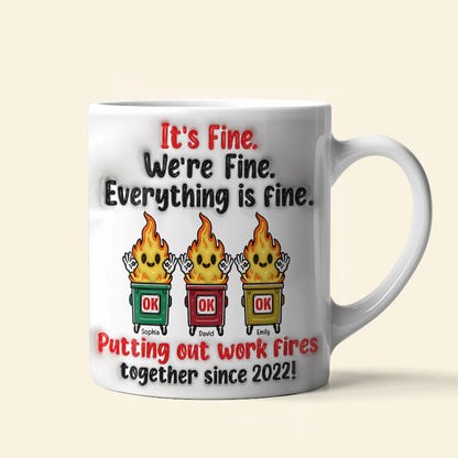 Personalized Gifts For Friends Dumpsters 3D Inflated Coffee Mug