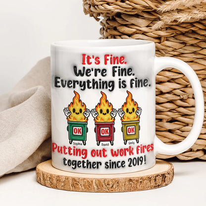 Personalized Gifts For Friends Dumpsters 3D Inflated Coffee Mug