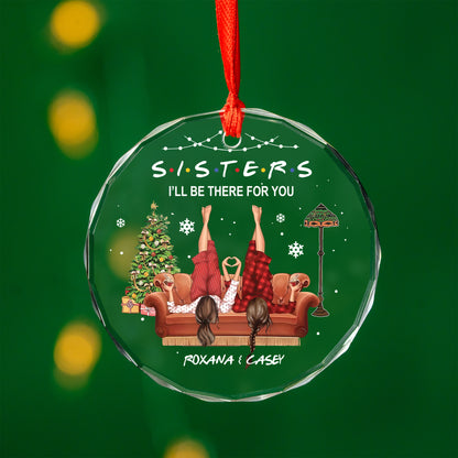 Personalized Sisters Ornament, Best Friend Christmas Ornament, Custom Best Friend Gift, Besties Christmas Gift, Bestie Ornament, Sister Gift