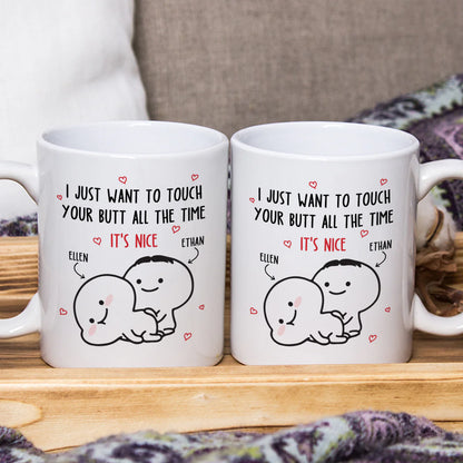 Funny And Cute Meme Mug - Customized Personalized Mug - Gift For Couples, Lovers