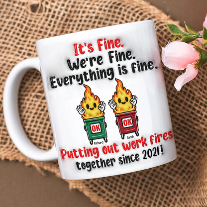 Personalized Gifts For Friends Dumpsters 3D Inflated Coffee Mug