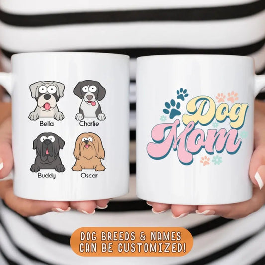 Dog Mom - Personalized Mug For Pet Lovers | Dog Mom Gift | Custom Dog Mug