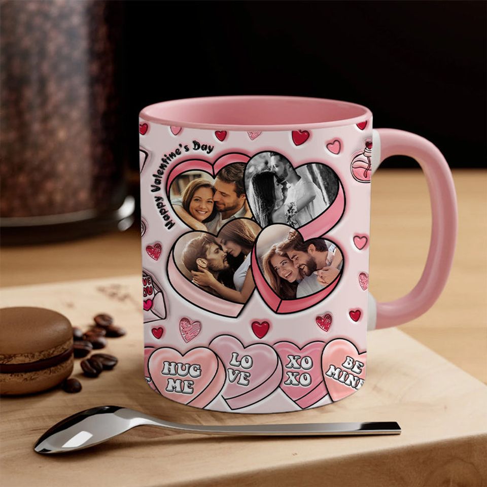 Couple Valentines Photo Upload Mug - 3D Mug Couple Valentine's Day Gift