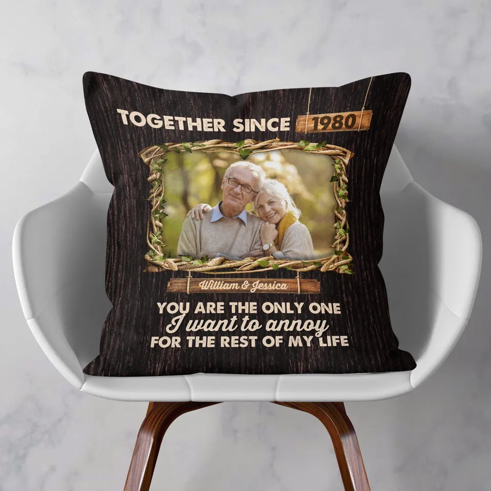 Together Since - Personalized Photo Pillow