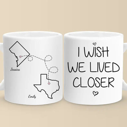 Our Friendship Shines Bright - Bestie Personalized Custom Mug - Gift For Best Friends, BFF, Sisters