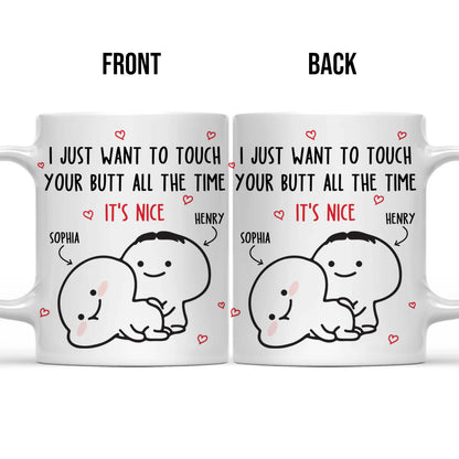 Funny And Cute Meme Mug - Customized Personalized Mug - Gift For Couples, Lovers