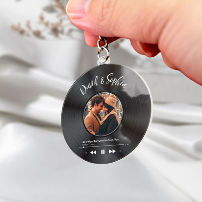 Custom Your Favorite Song - Personalized Acrylic Keychain