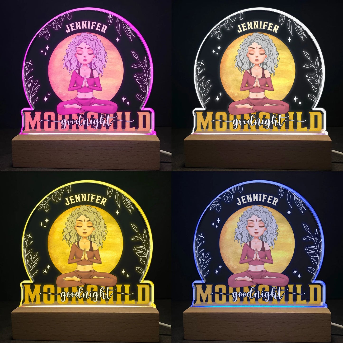 Goodnight Moonchild - Personalized LED Light