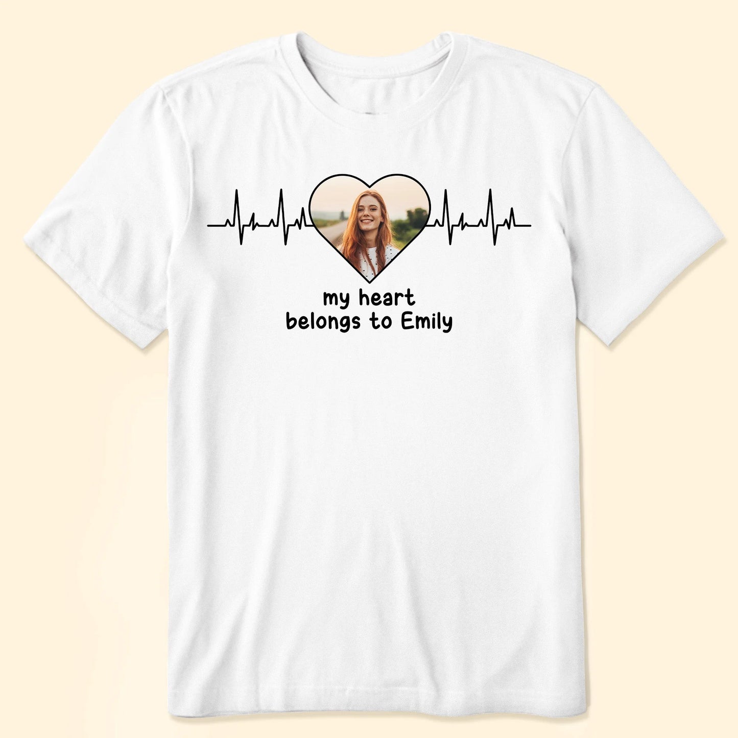 My Heart Belong To - Personalized Photo Shirt