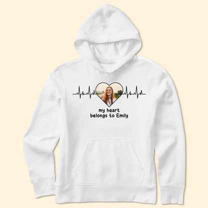 My Heart Belong To - Personalized Photo Shirt