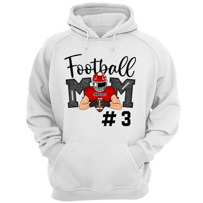 American Football Mom Team Shirt - Personalized Football Mom Shirts