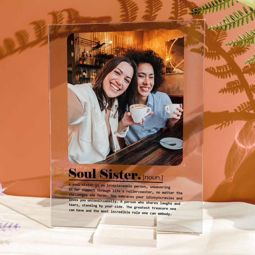 Soul Sister Definition - Personalized Acrylic Photo Plaque