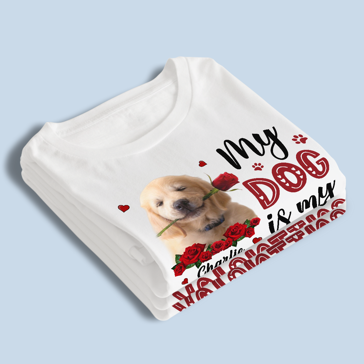 Custom Photo My Pets Are My Valentine - Dog & Cat Personalized Custom Unisex T-shirt, Hoodie, Sweatshirt - Valentine Gift For Pet Owners, Pet Lovers