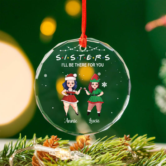 Customize Glass Ornament Gift For Besties • Besties Ornament • Holiday Gifts For Besties • Personalized Besties Ornament • ON005