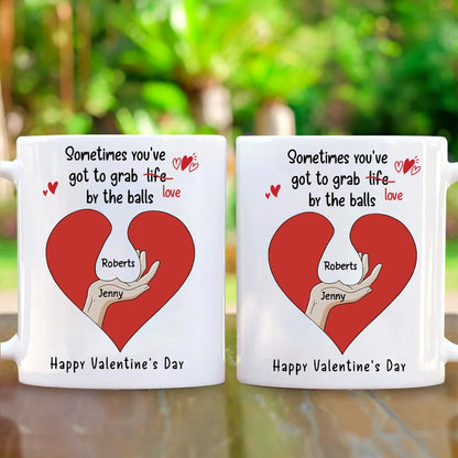 Funny Valentines Day Mug - Funny Naughty Gifts For Couples - Personalized Mug