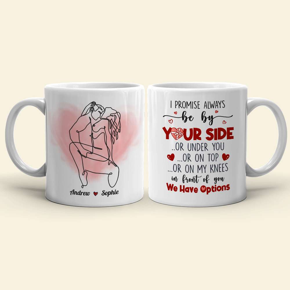 Make Love Couple Happy Valentine's Day White Mug