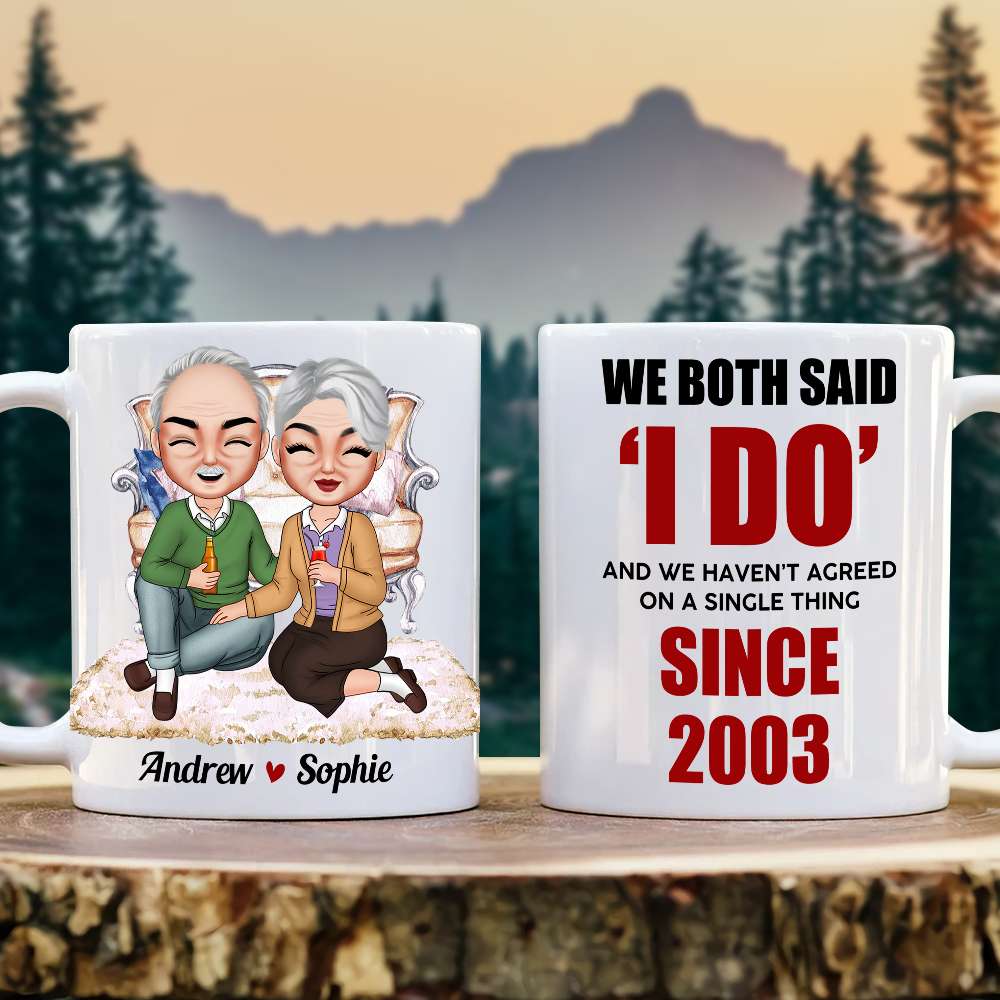 Universary Couple Drinking, Personalized Couple Coffee Mug