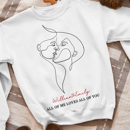 All Of Me Loves All Of You, Couple Personalized Shirt